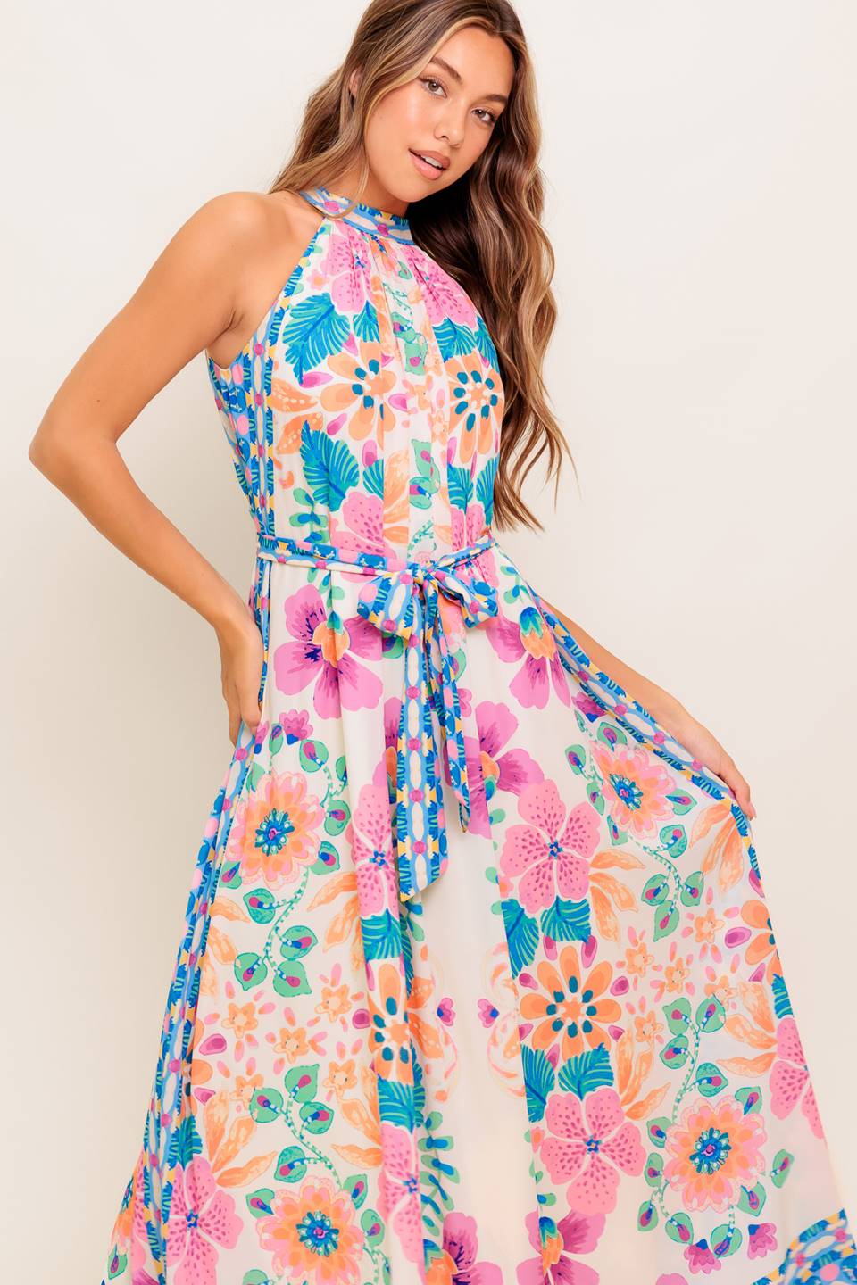 PATH TO GREATNESS WOVEN MAXI DRESS Flying Tomato